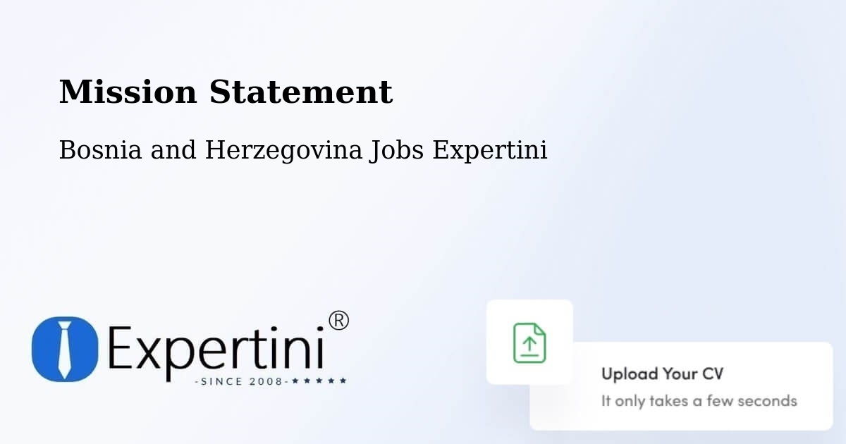 Corporate Mission – Vareš - Bosnia and Herzegovina Jobs Expertini