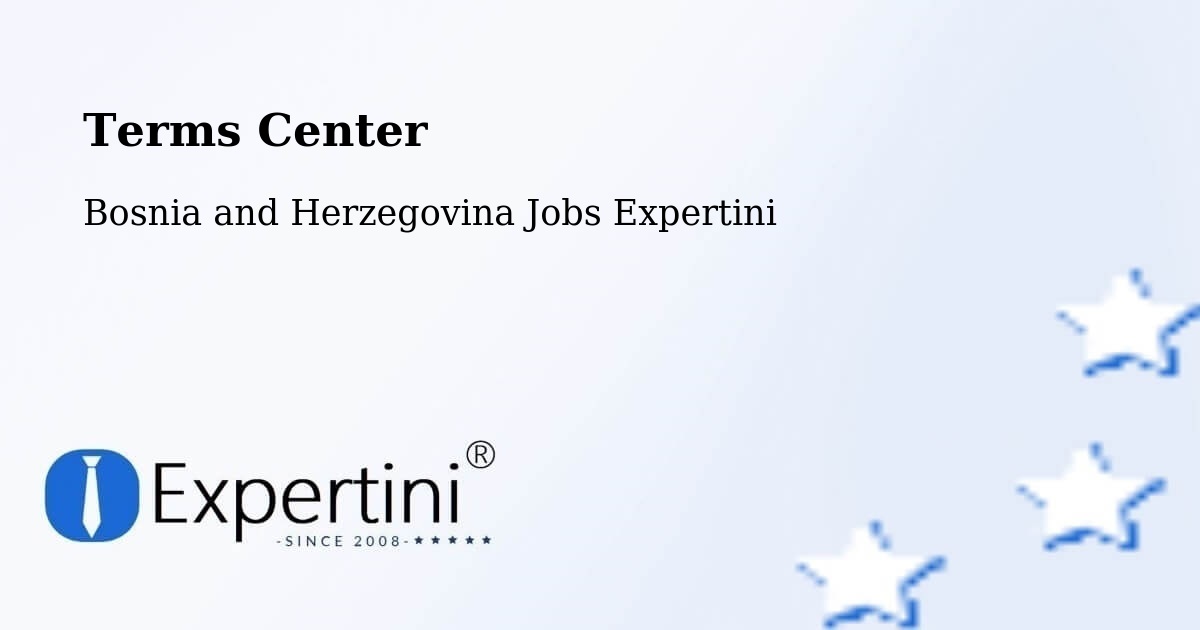 Terms of Service – Vareš - Bosnia and Herzegovina Jobs Expertini